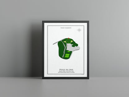 Gepersonaliseerde Hole-in-One Poster